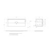 База под раковину BELBAGNO KRAFT-1200-2C-SO-AO