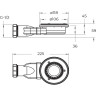 Душевой поддон из искусственного мрамора BELBAGNO TRAY-MR-UNO-A-90-35-W-BO