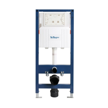 Инсталляция BELBAGNO BB-101-M-BR для подвесного унитаза в комплекте с кнопкой смыва